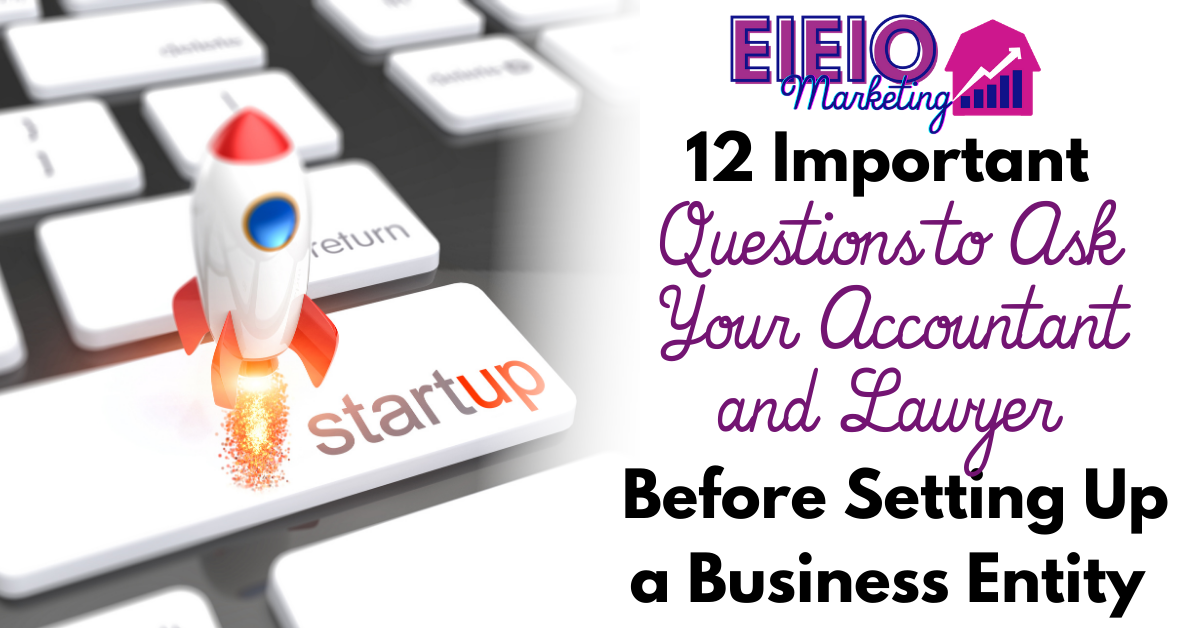 12 Important Questions to Ask Your Accountant and Lawyer Before Setting Up a Business Entity